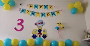 minion theme birthday 